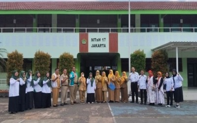 MTsN 17 Jakarta Terima Kunjungan Lapangan Tilik Madrasah Sehat Bersama Jajaran Lintas Sektor Pasar Rebo