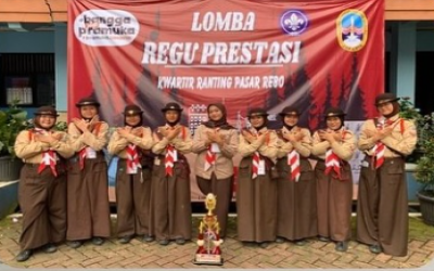 Tim Pramuka Putri Raih Juara 3 LPP Kwartir Ranting Pasar Rebo 2025