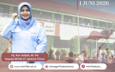 Civitas Akademika MTs Negeri 17 Jakarta mengucapkan: Selamat Hari Lahir Pancasila