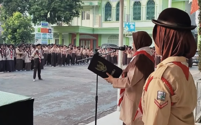 Hari Pramuka Ke-65, MTsN 17 Jakarta Perkuat Karakter