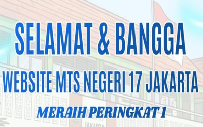 Website MTsN 17 Jakarta Raih Peringkat 1 di Kemenag Jaktim